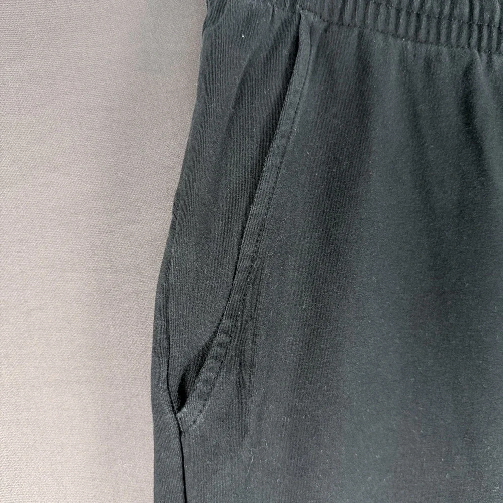 Willit Men's Sweatpants Black L Drawstring Elastic Waist Pockets Straight Leg